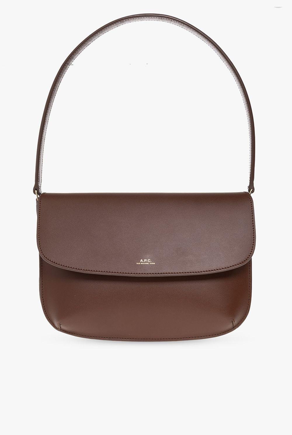A.P.C. 'sarah' Shoulder Bag in Brown | Lyst