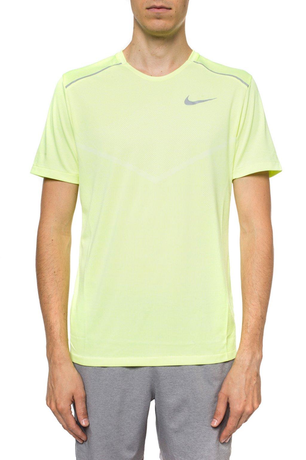 Nike Synthetic Logo-printed T-shirt in Neon (Yellow) for Men - Lyst