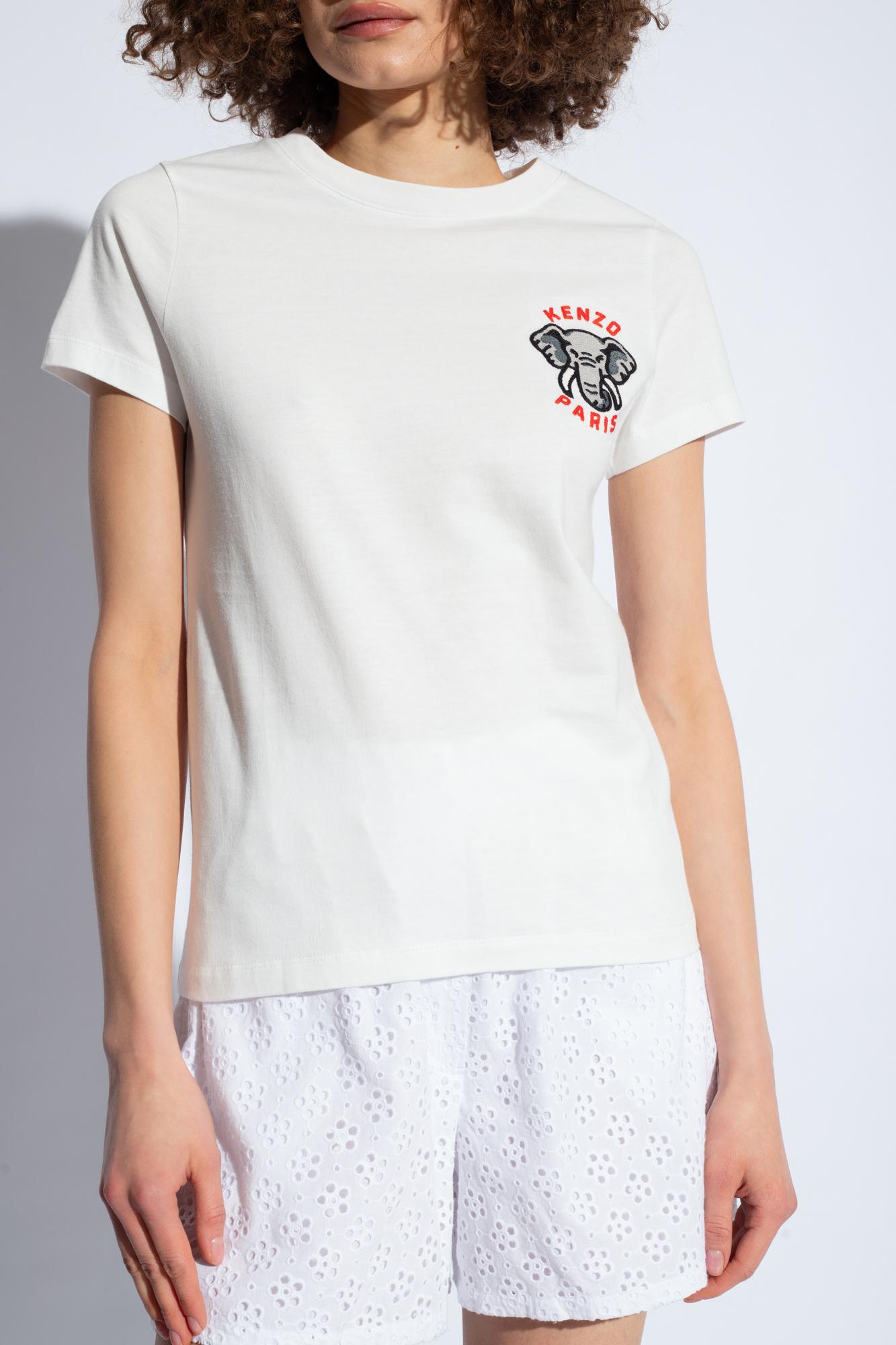 Kenzo t shirt women's white deals