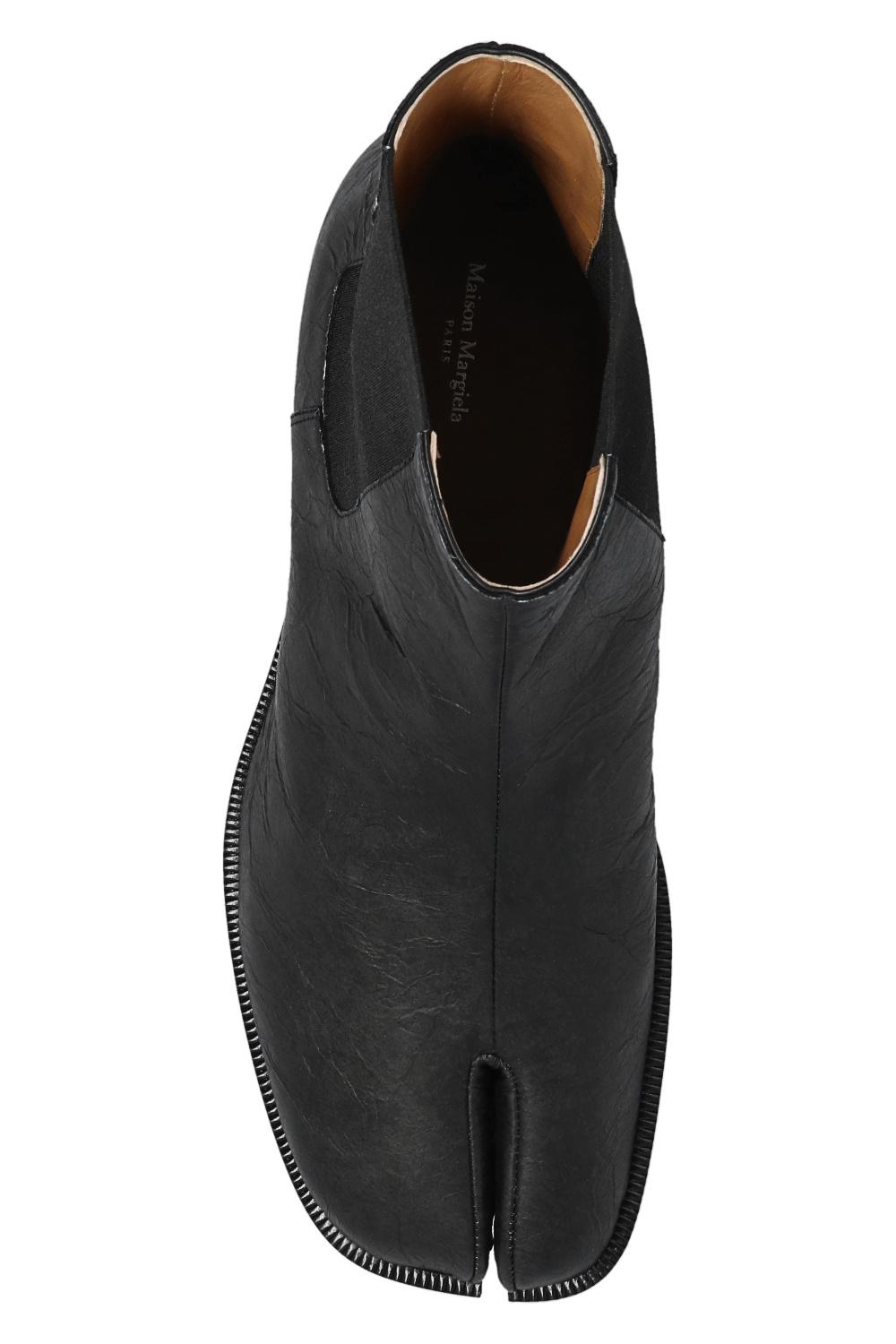 Maison Margiela tabi Split toe Chelsea Boots in Black for Men Lyst UK