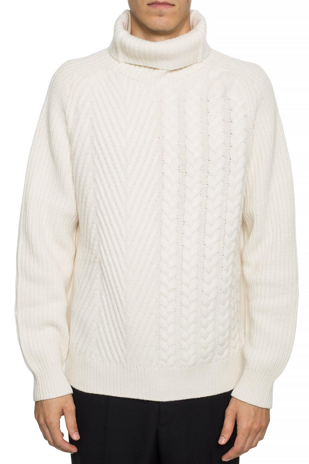 Haider Ackermann Cashmere Turtleneck Sweater in Cream (Natural) for Men - Lyst