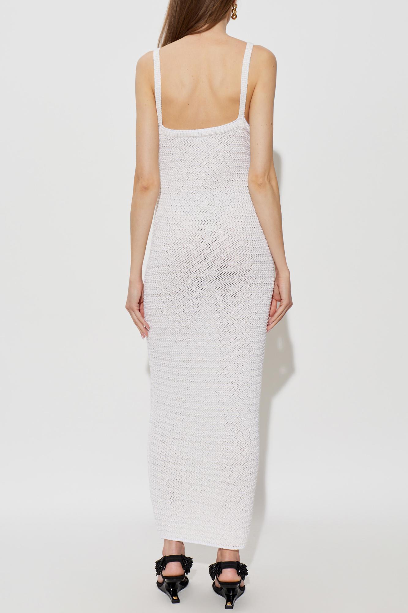 White Balmain Dresses for Women | Lyst