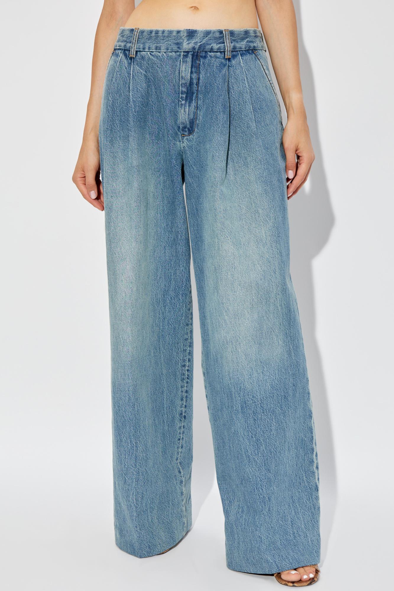 【Zimmermann】Illustration mid-rise wide-leg jeans Zimmermann Illustration Wide-leg Jeans Navy Zimmermann