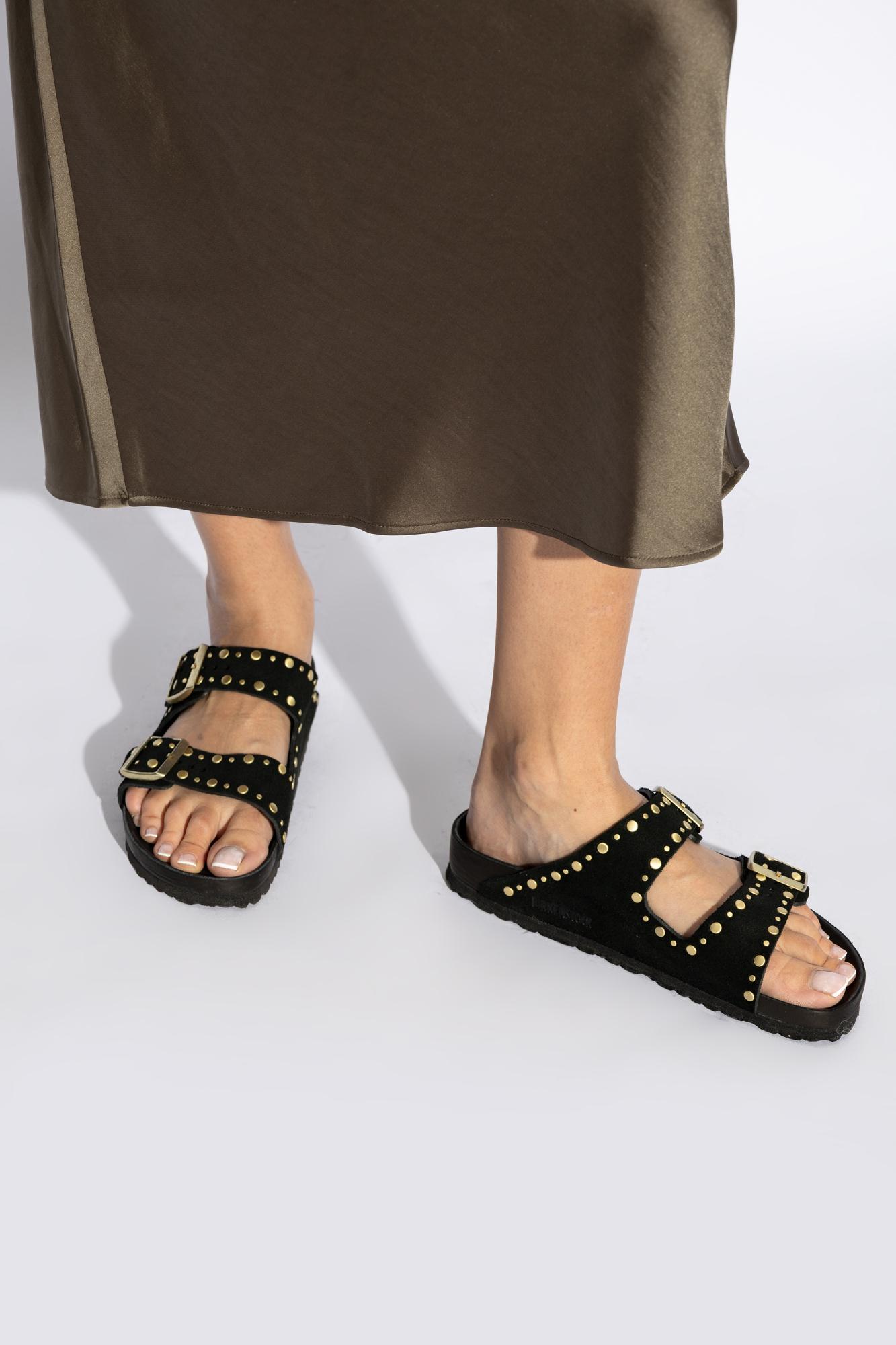 Birkenstock Sandals Arizona Rivet Border in Black | Lyst