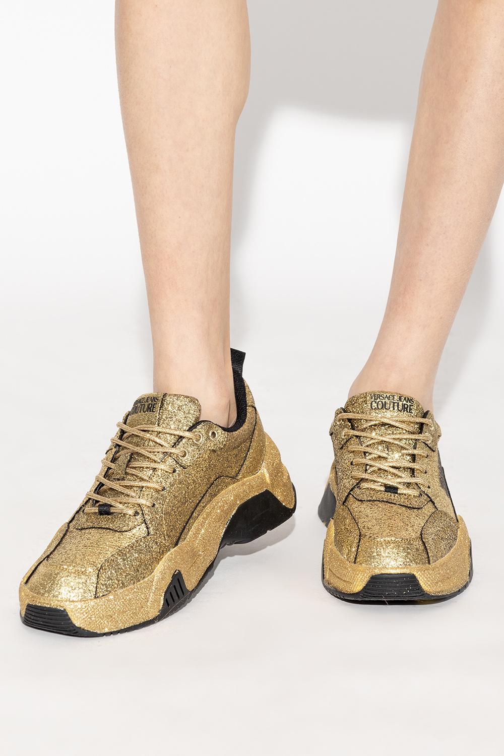 Versace Jeans Couture Sneakers With Logo in Metallic | Lyst