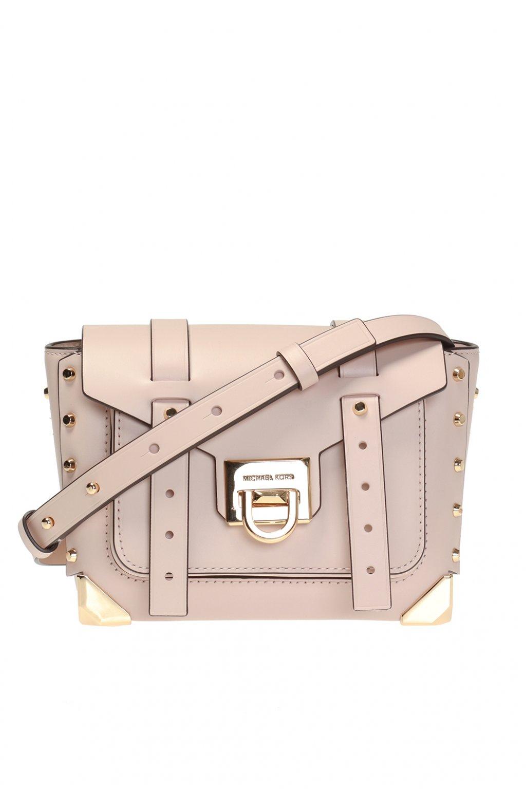 Michael Kors Leather 'manhattan' Shoulder Bag in Pink Lyst