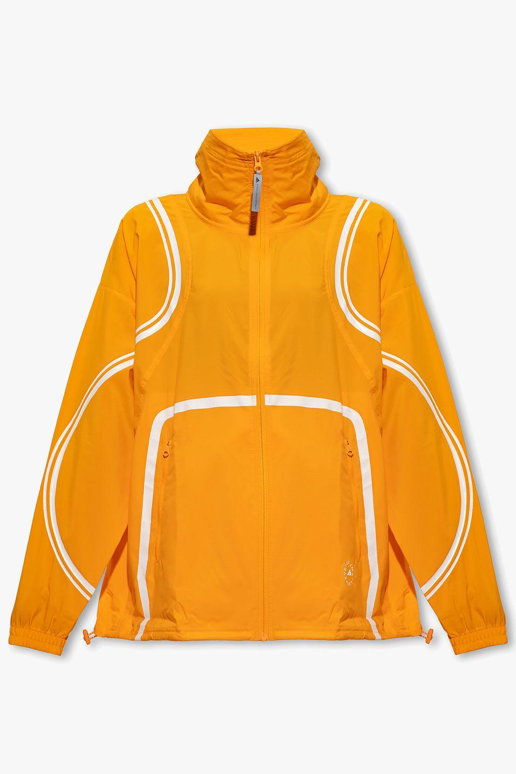 adidas By Stella McCartney Jacket With Logo in Orange | Lyst