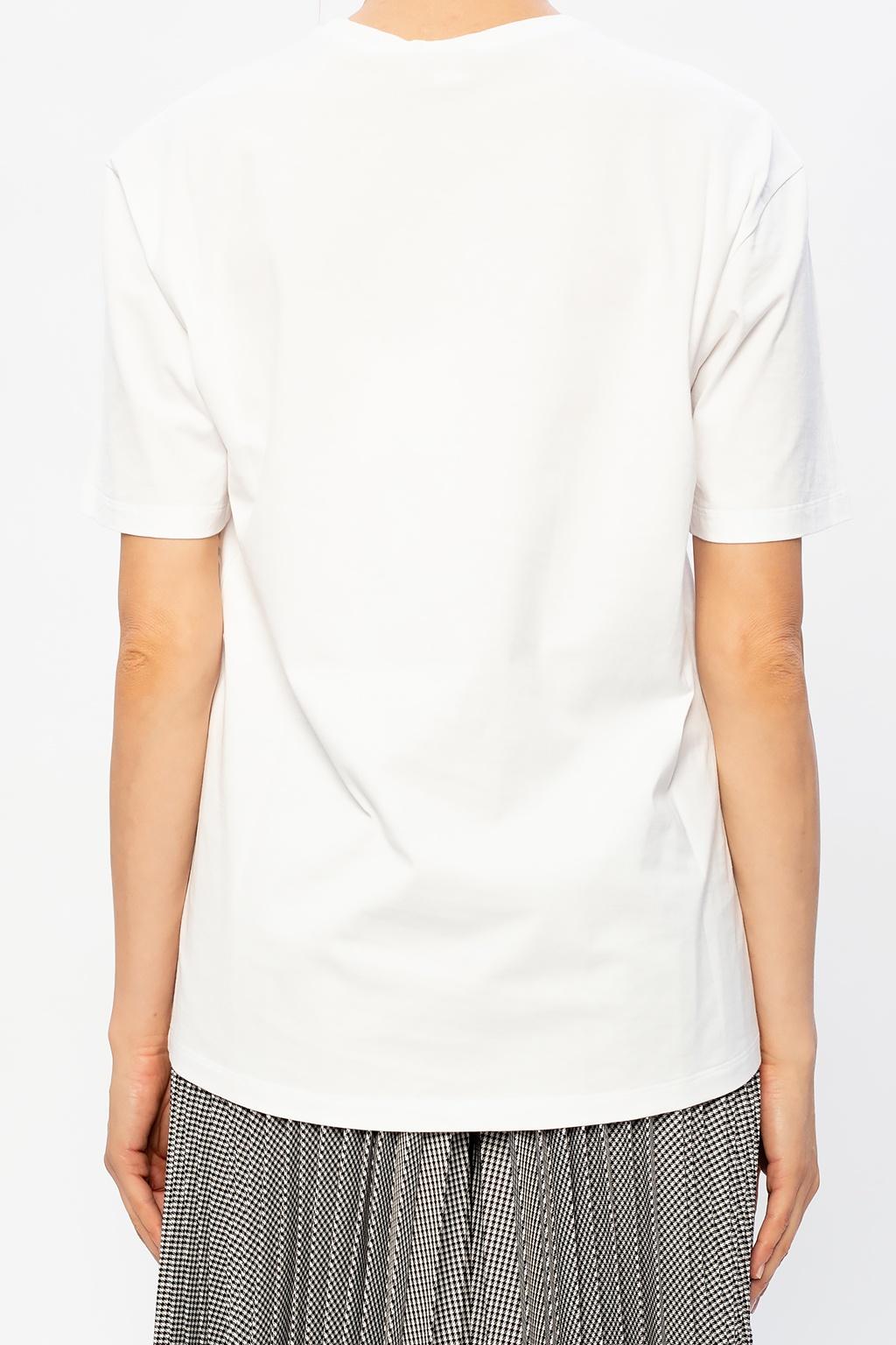 white alexander mcqueen t shirt