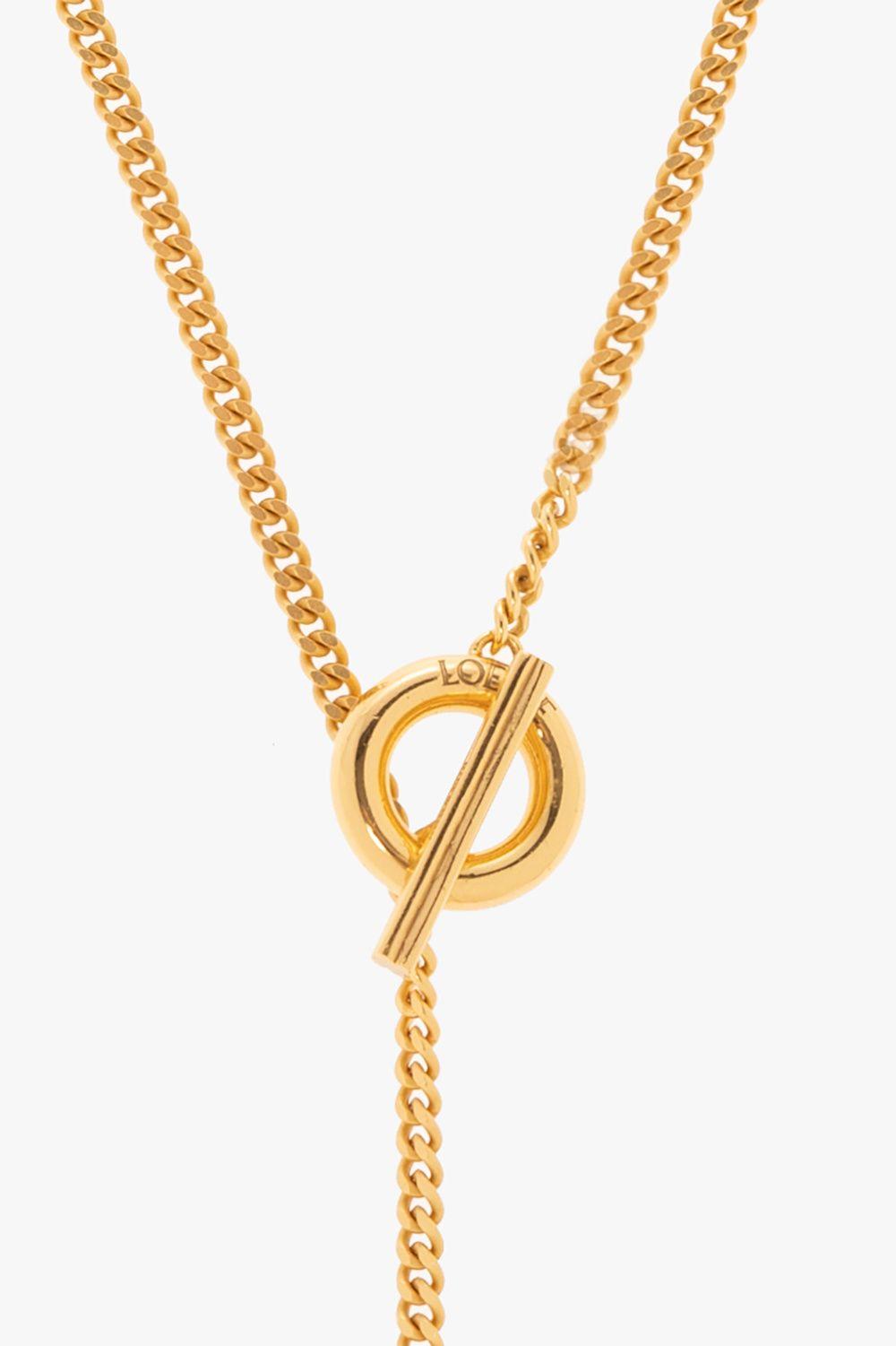 loewe GOLD Necklace With Logo