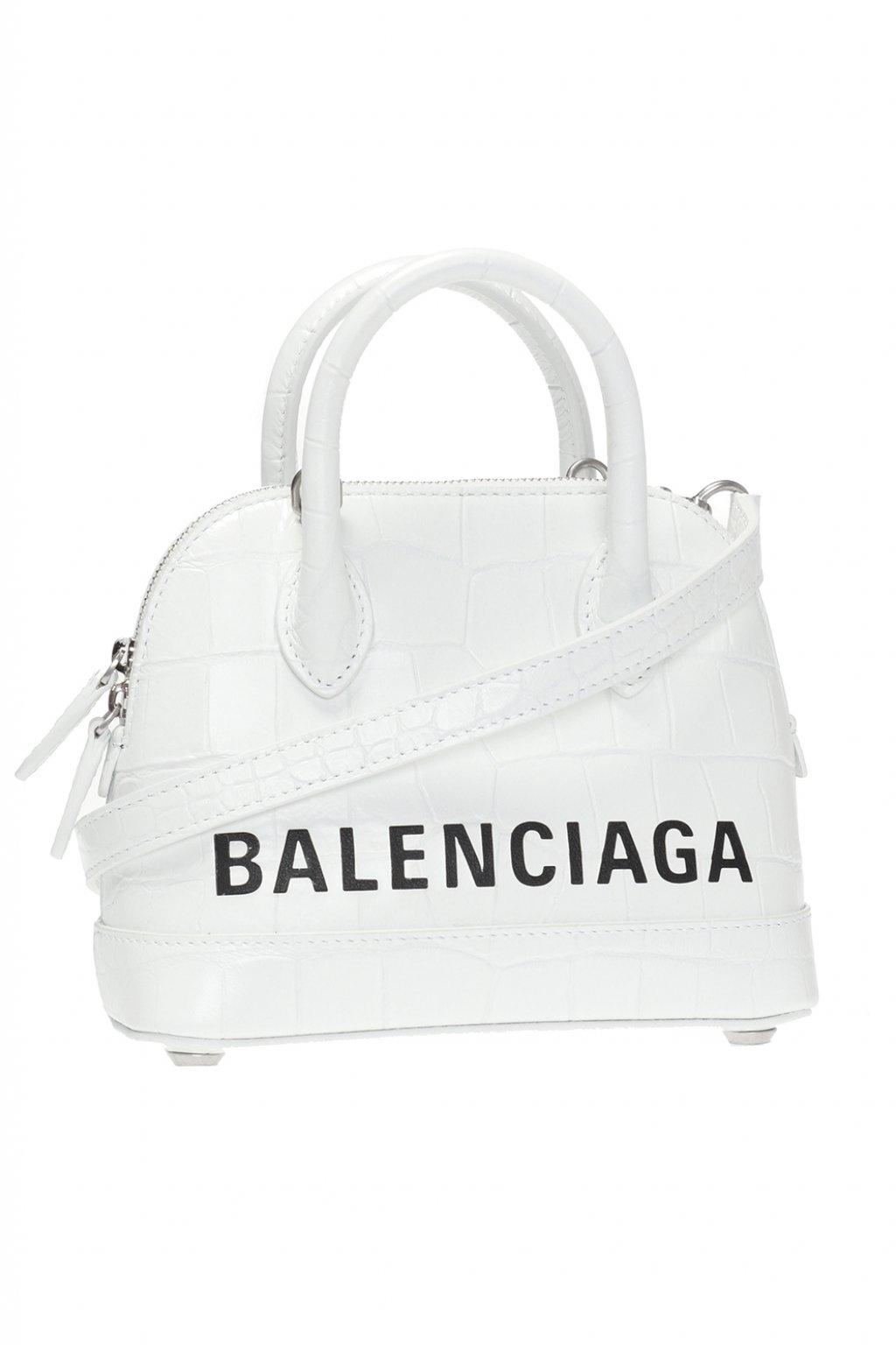 balenciaga white city bag
