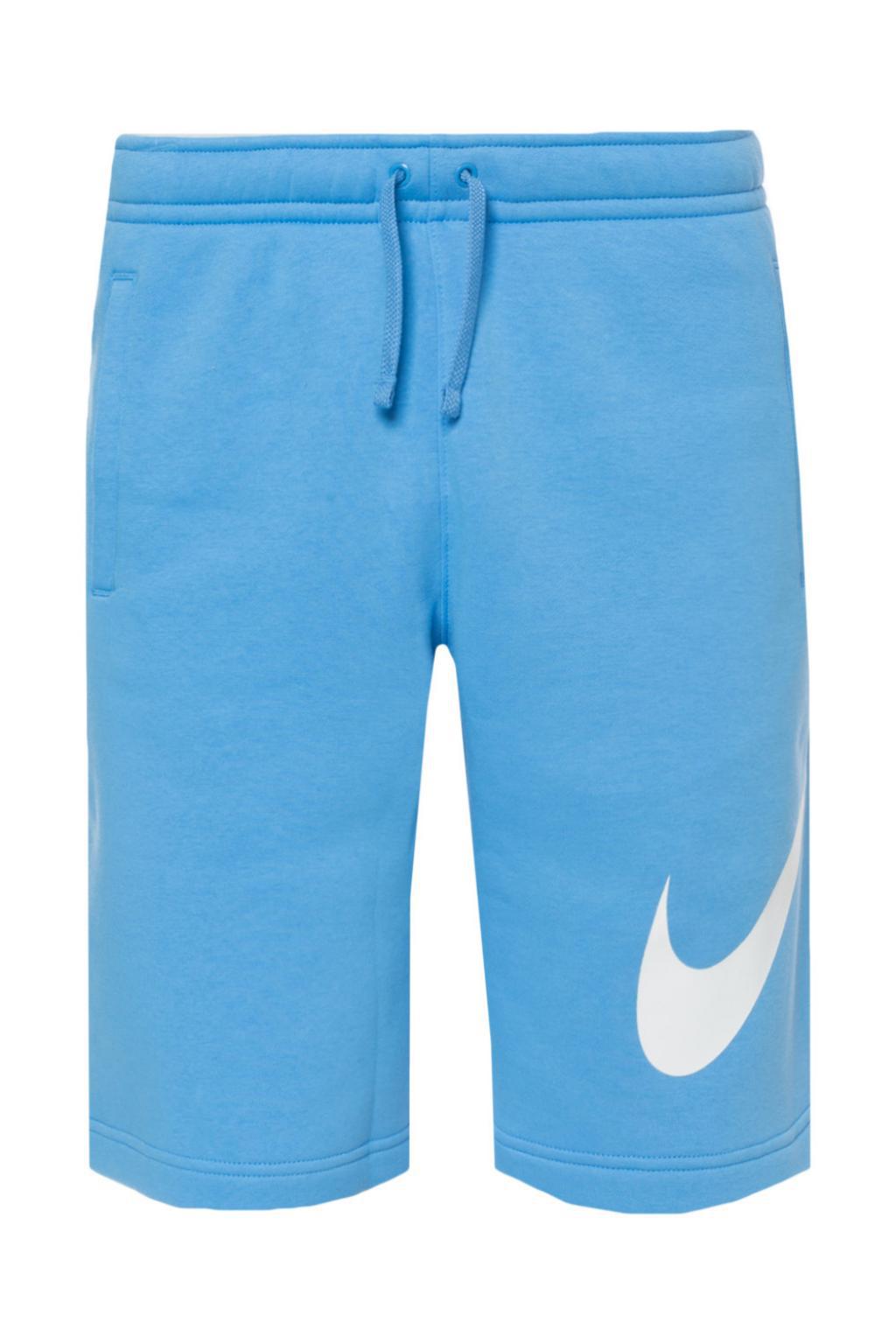 blue nike sweat shorts