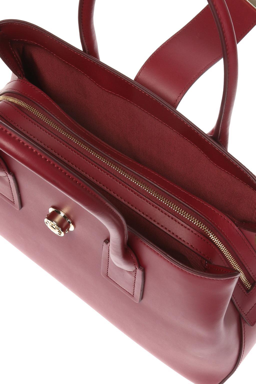Furla Leather 'mira' Shoulder Bag in Red Lyst