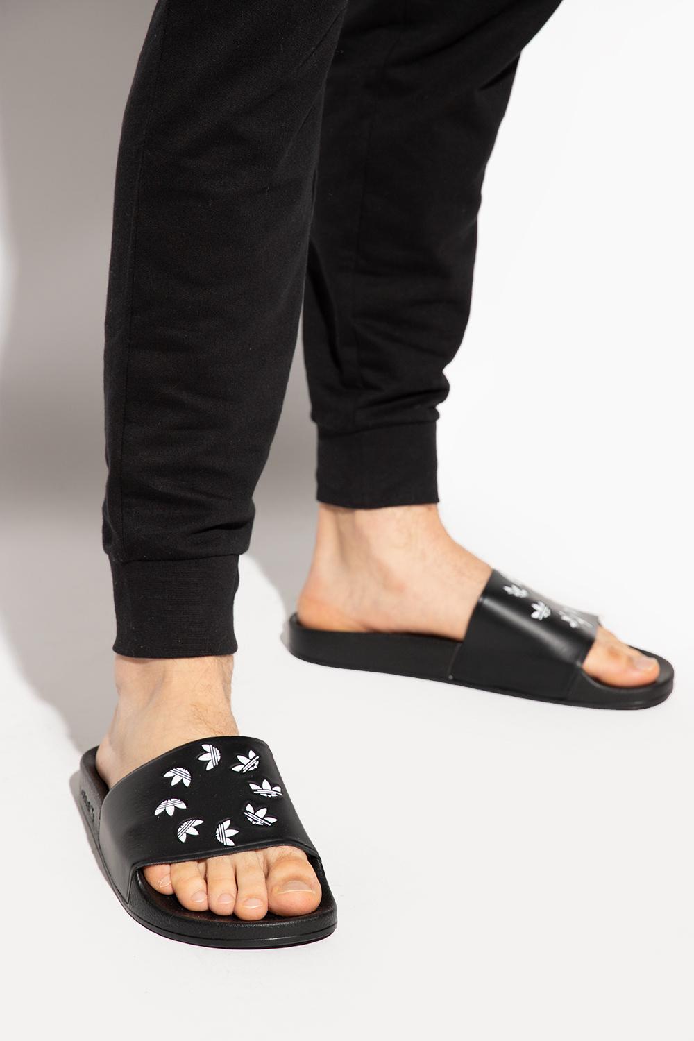 adidas originals adilette slides in black
