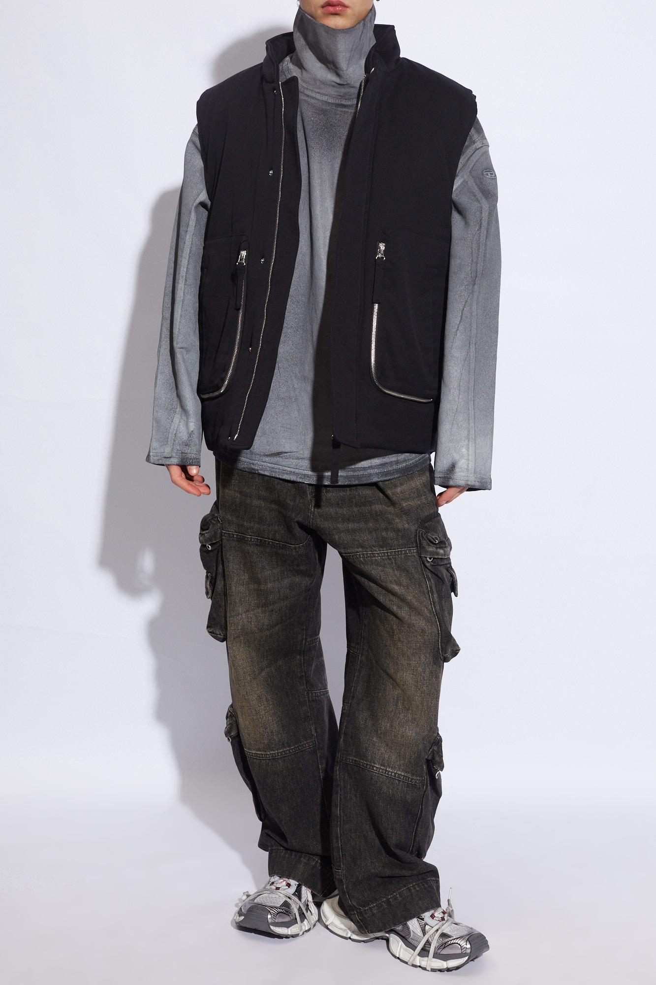 DIESEL 'd-fish-cargo-s' Jeans, in Black for Men | Lyst