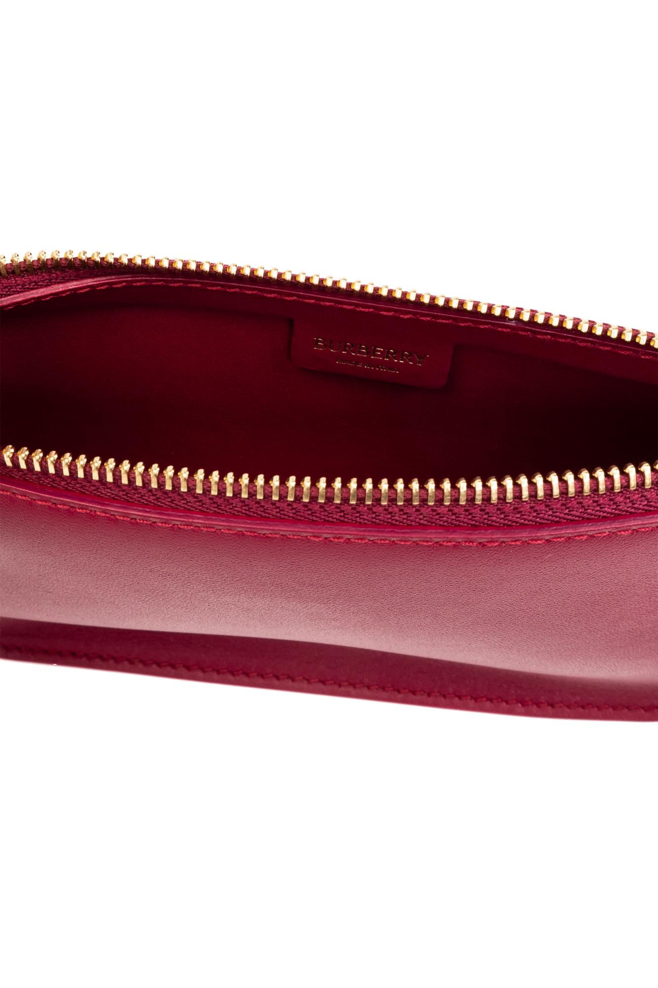 Burberry 'Shield Micro' Shoulder Bag in Pink | Lyst