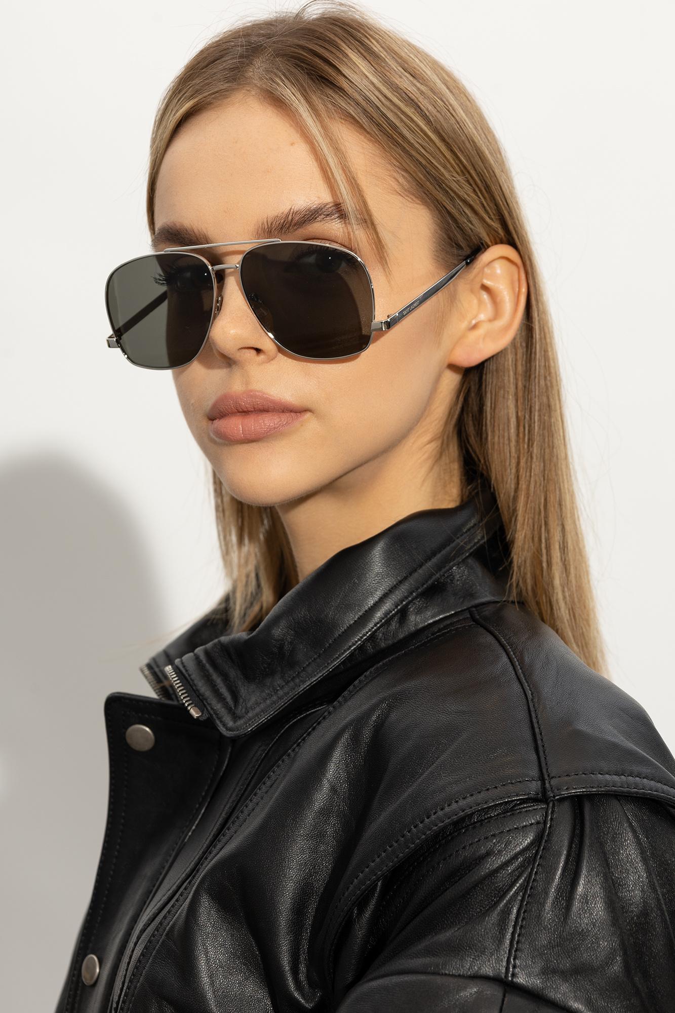 SAINT LAURENT SL 653 LEON-001 SUNGLASSES Saint Laurent SL 653 LEON 001 59 Sunglasses | Bassol Optic  main image 3
