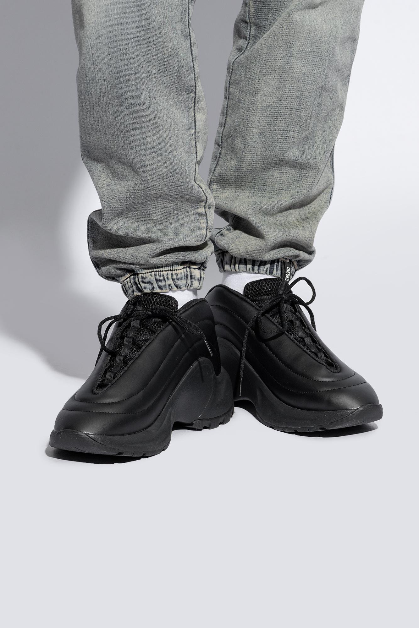 【DIESEL】S-D-Runner Mule X Women's S-D-Runner-Matte mules | Black | Diesel