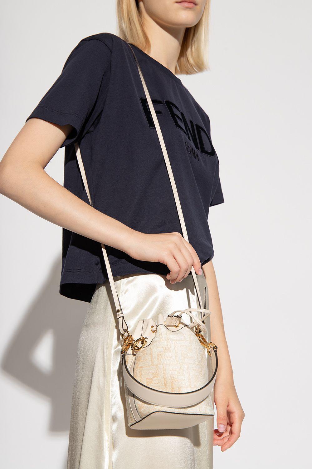 Fendi mon Tresor Mini Bucket Bag in Natural Lyst
