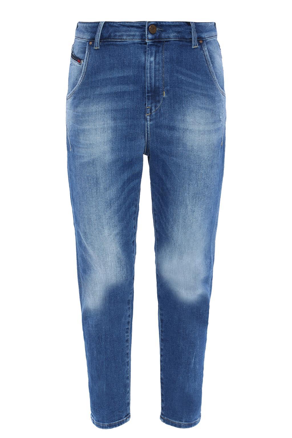DIESEL Denim 'fayzaevo' Boyfriend Jeans in Blue Lyst