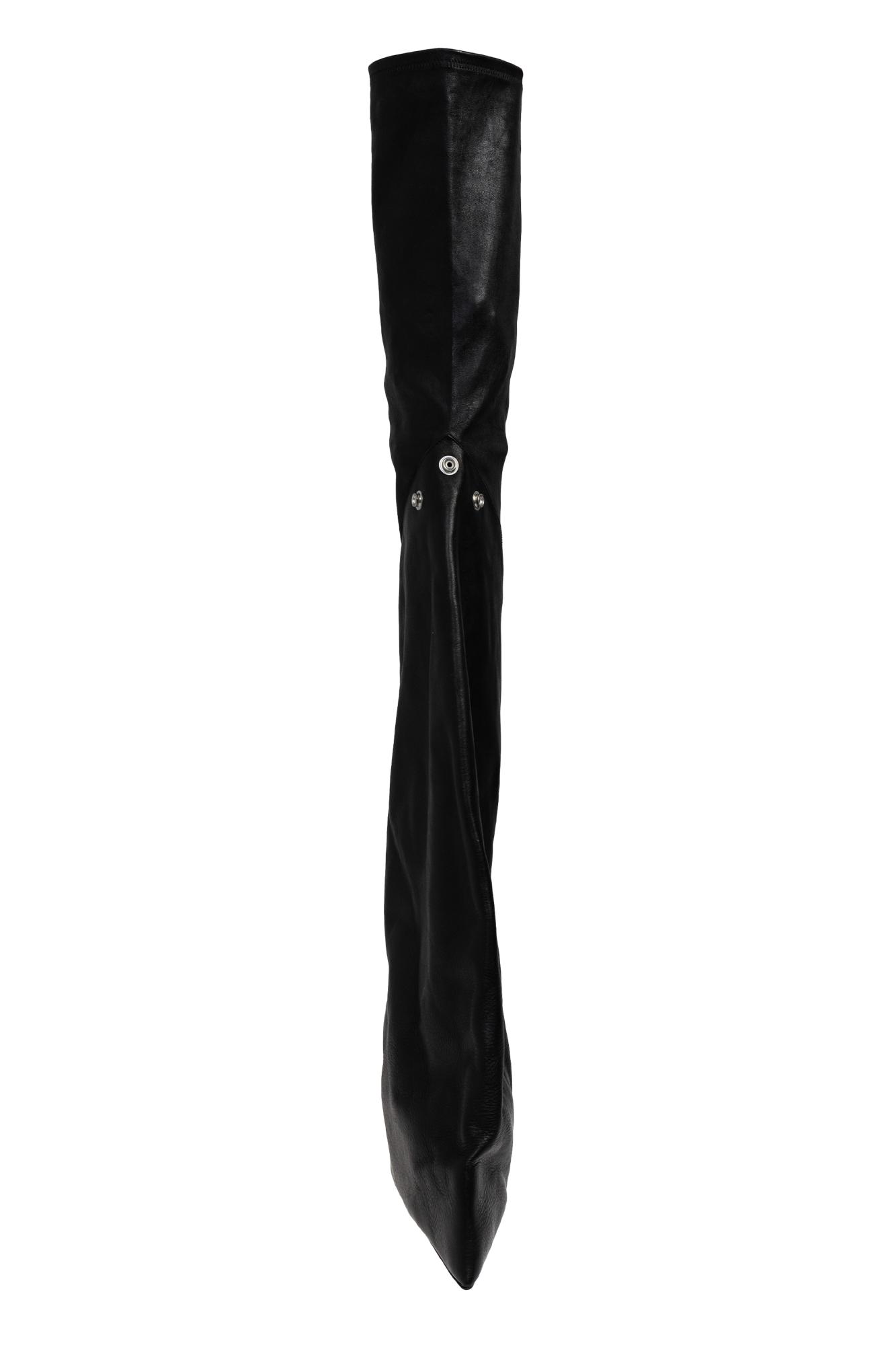 Rick Owens Heeled Boots 'Taco Kiss' in Black | Lyst