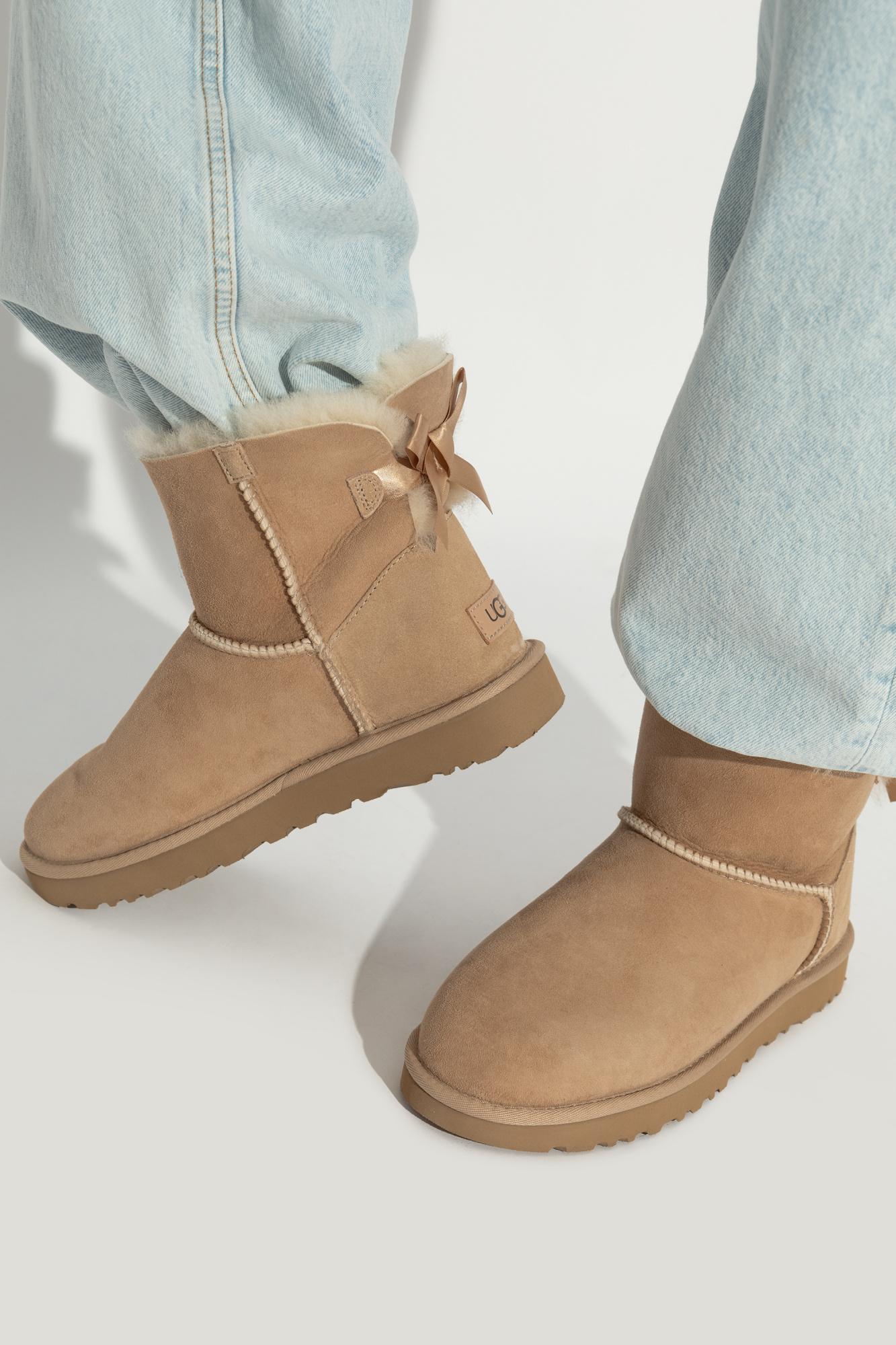UGG Ankle Boots Mini Bailey Bow Ii in Brown Lyst Canada