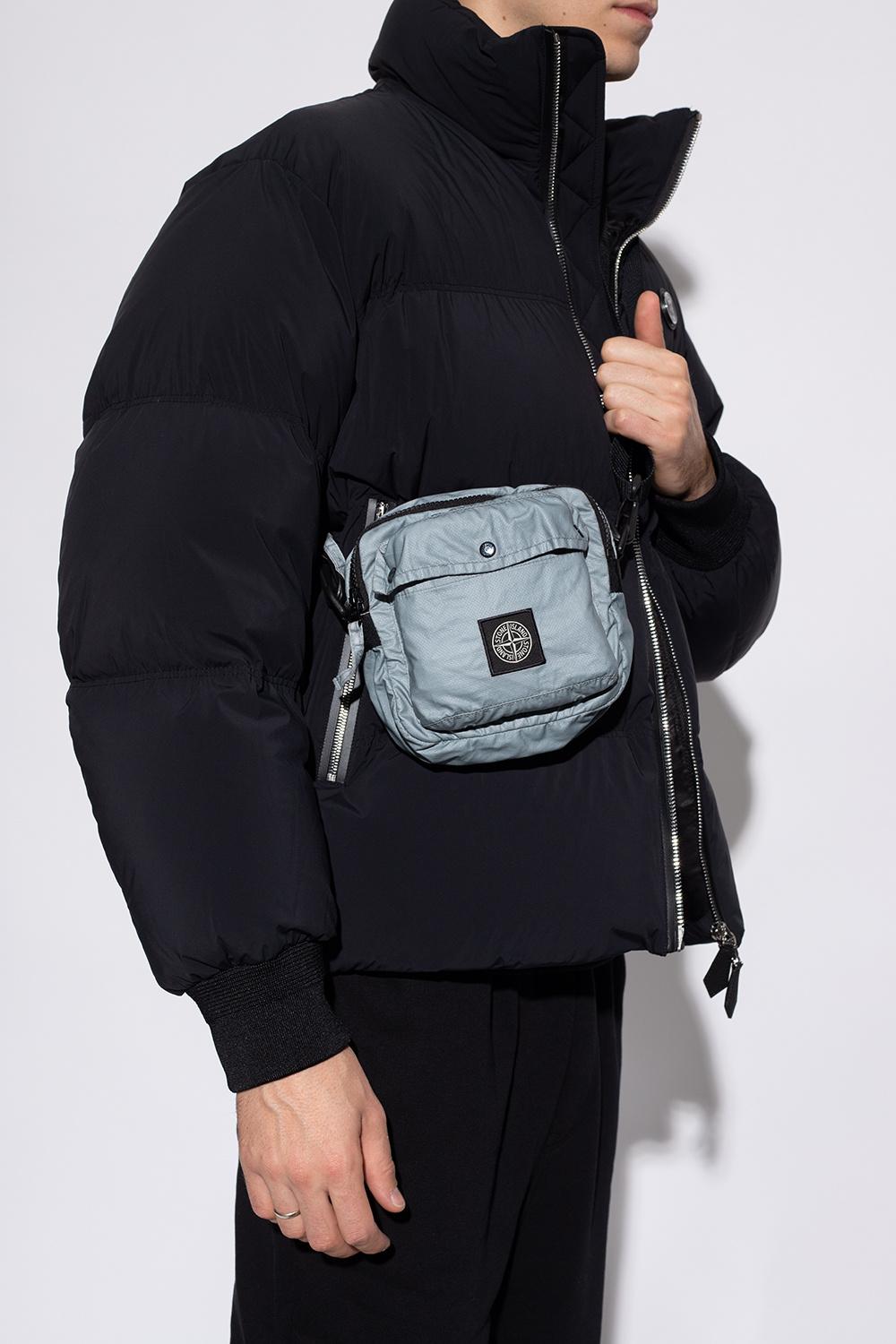 Stone Island Shoulder Bag With Logo in Grey (Gray) for Men | Lyst