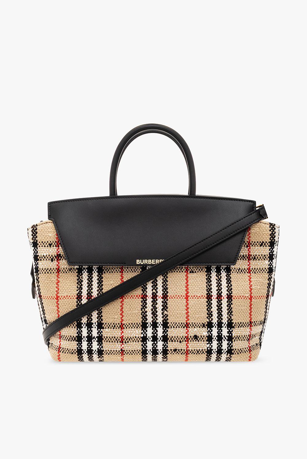 Burberry 'catherine Medium' Shoulder Bag in Black Lyst