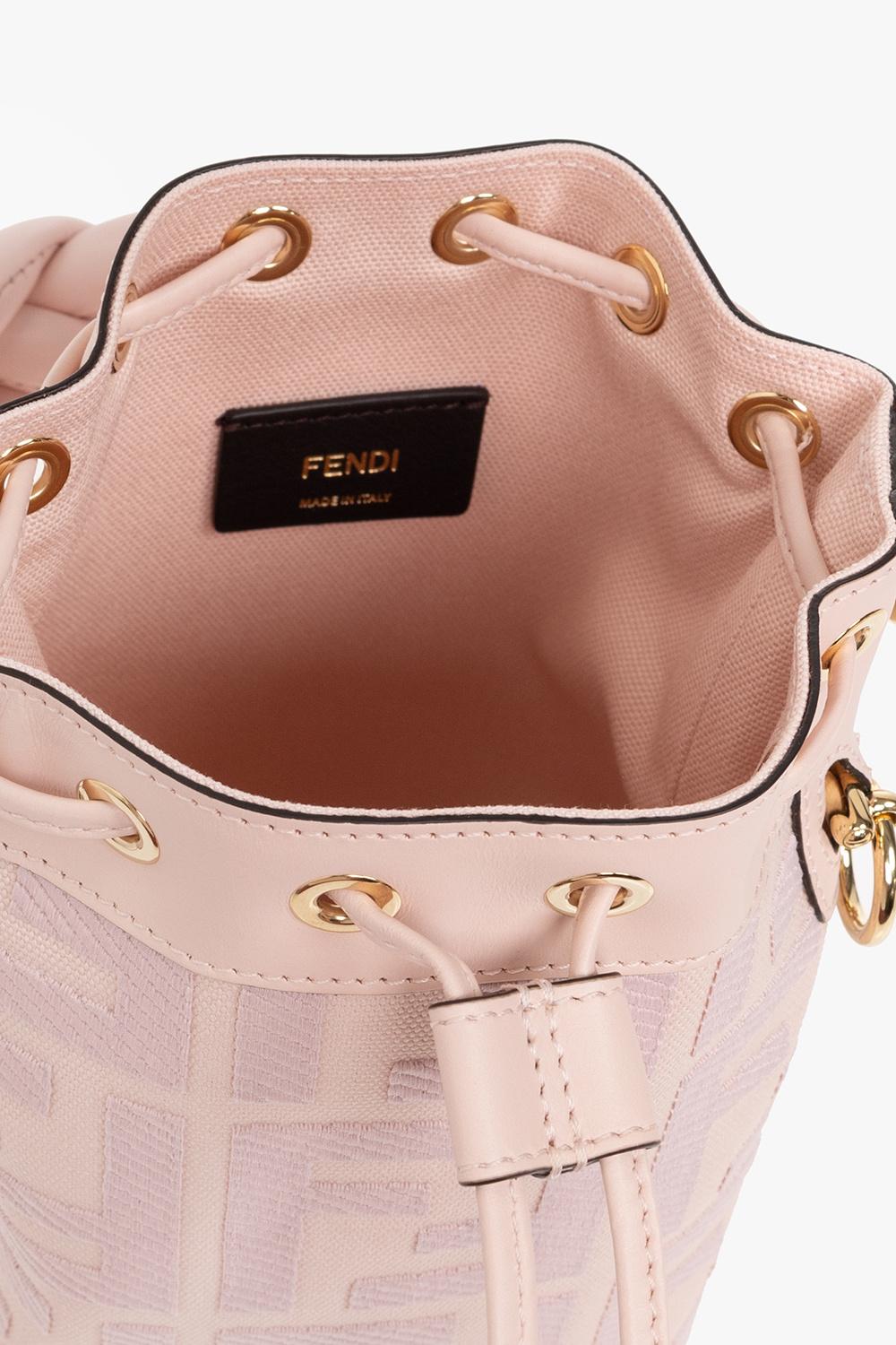Fendi pink bucket bag discount