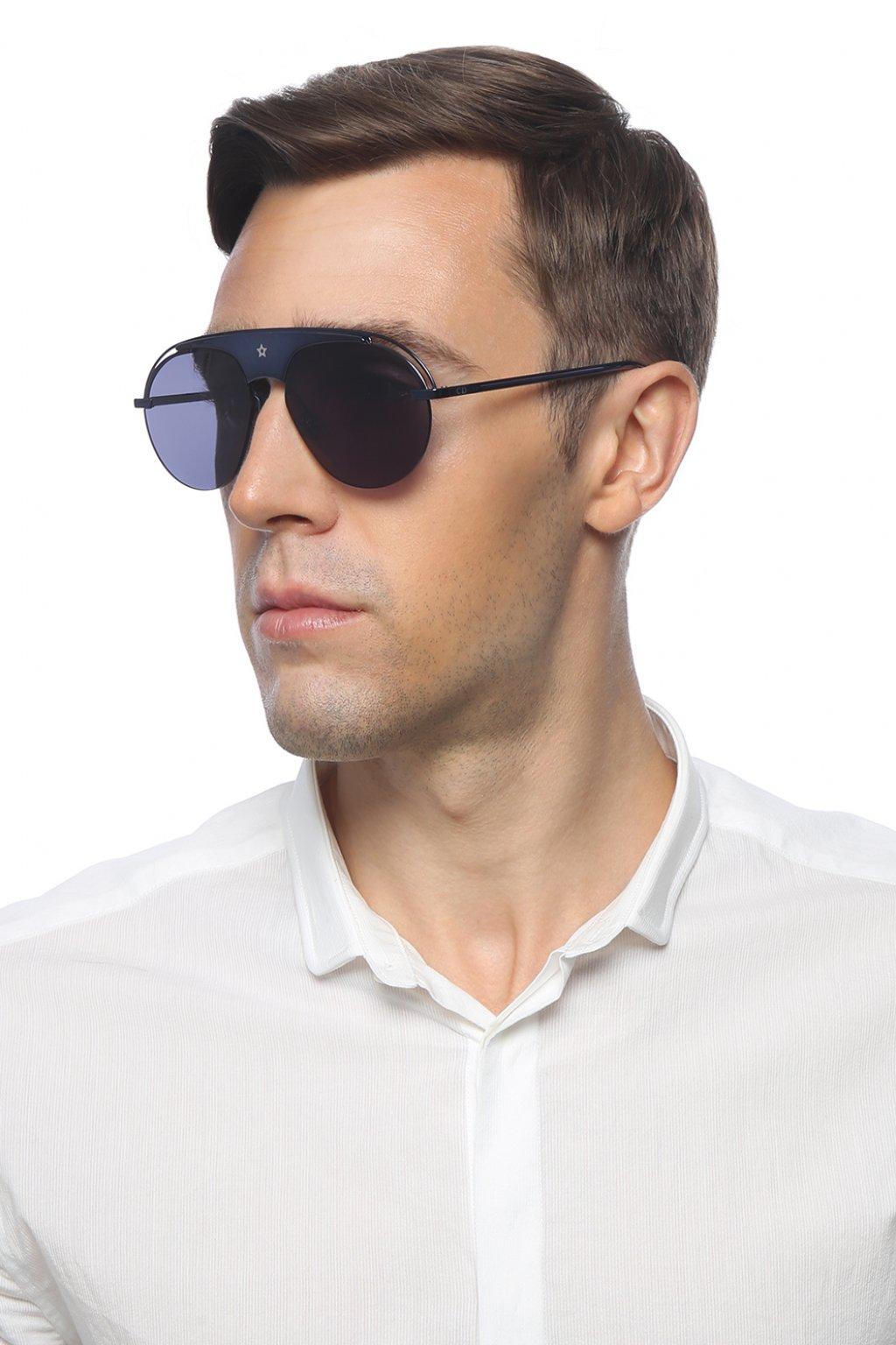 Dior 'dio(r)evolution' Sunglasses Navy Blue for Men | Lyst