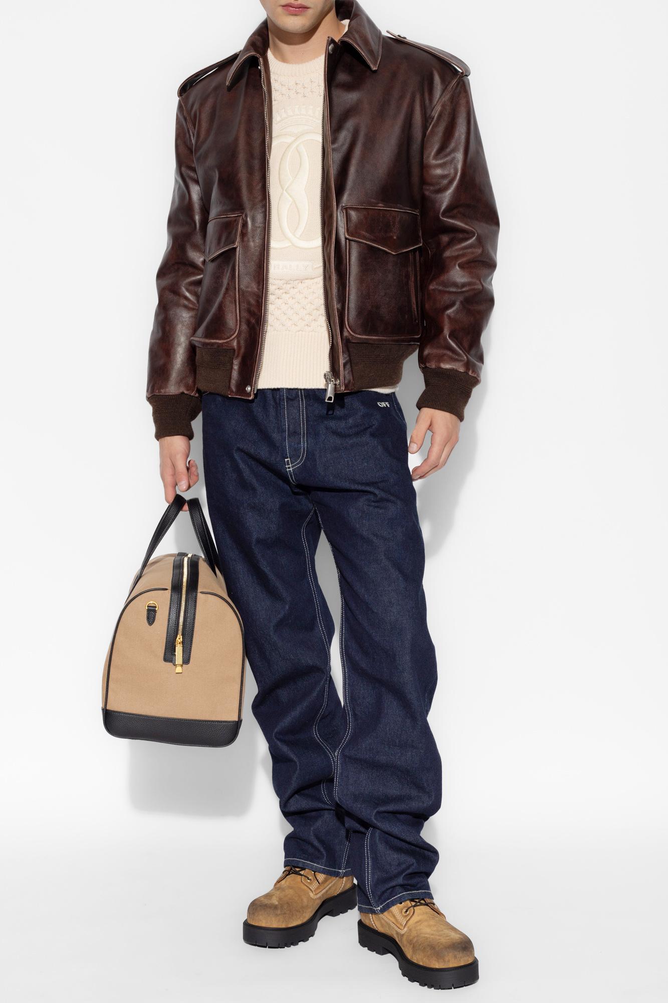 VINTAGE BALLY LEATHER JACKET UK36