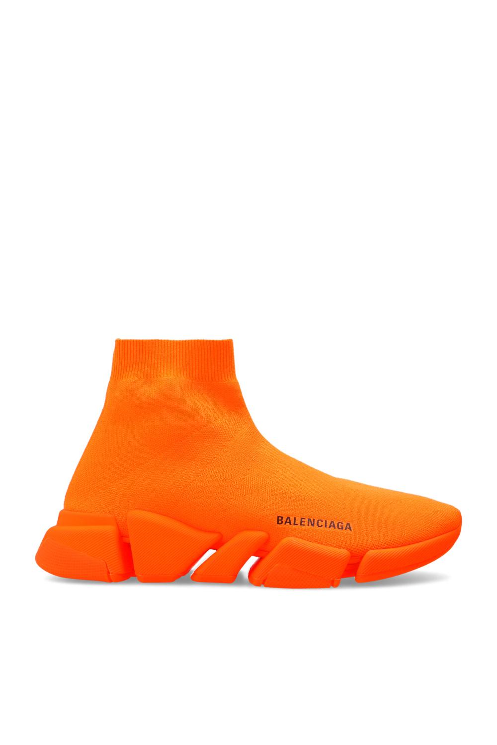 Balenciaga 'speed 2.0 Lt' Sock Sneakers in Orange for Men | Lyst