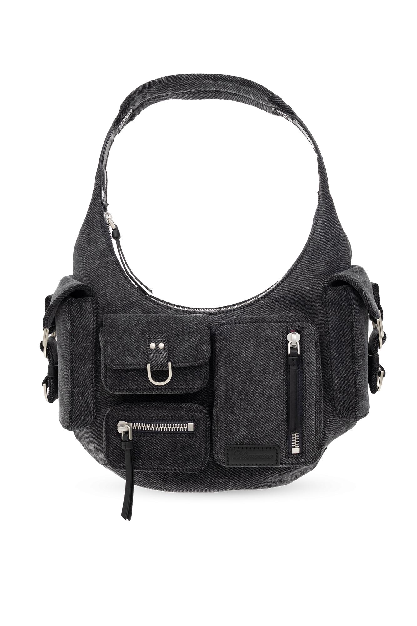 Blumarine Denim Shoulder Bag in Black Lyst