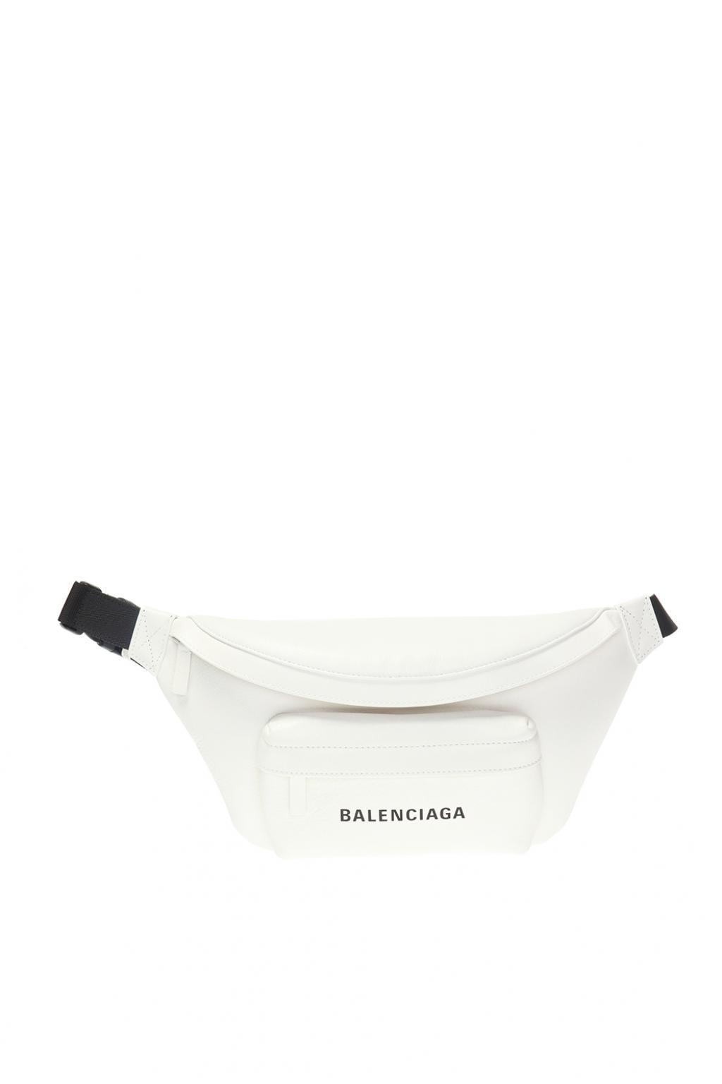 white balenciaga fanny pack