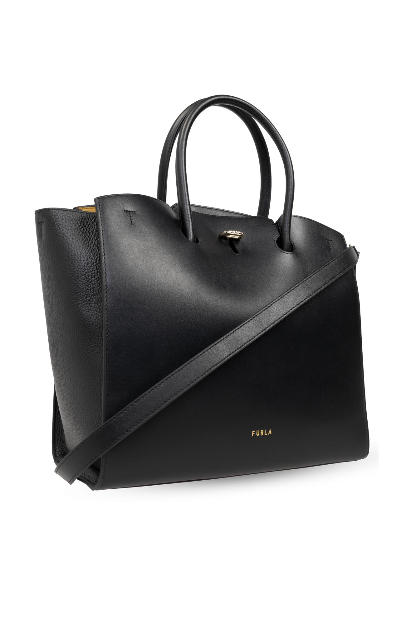 Furla `Genesi` Shopper Bag in Black Lyst