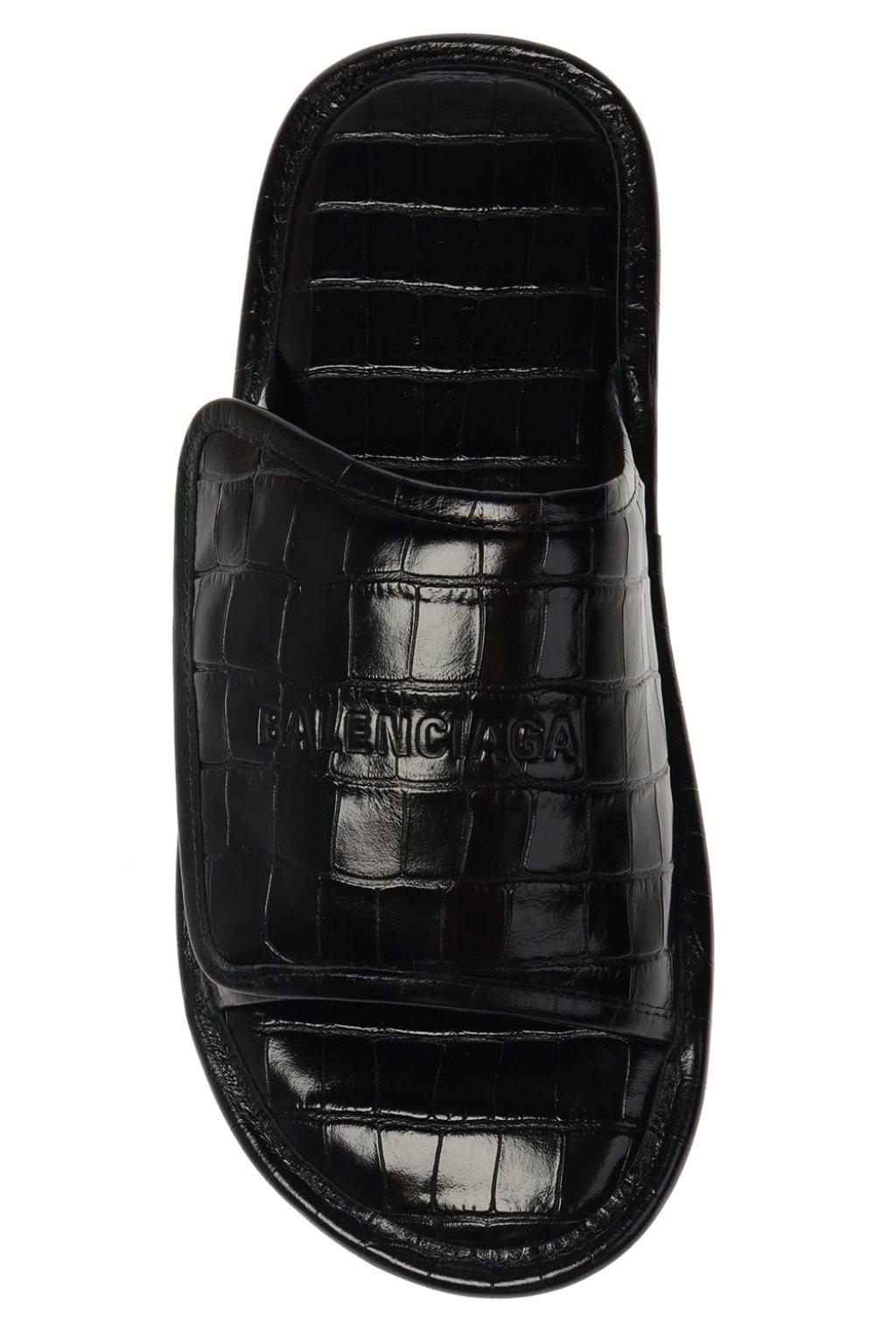 balenciaga slides all black