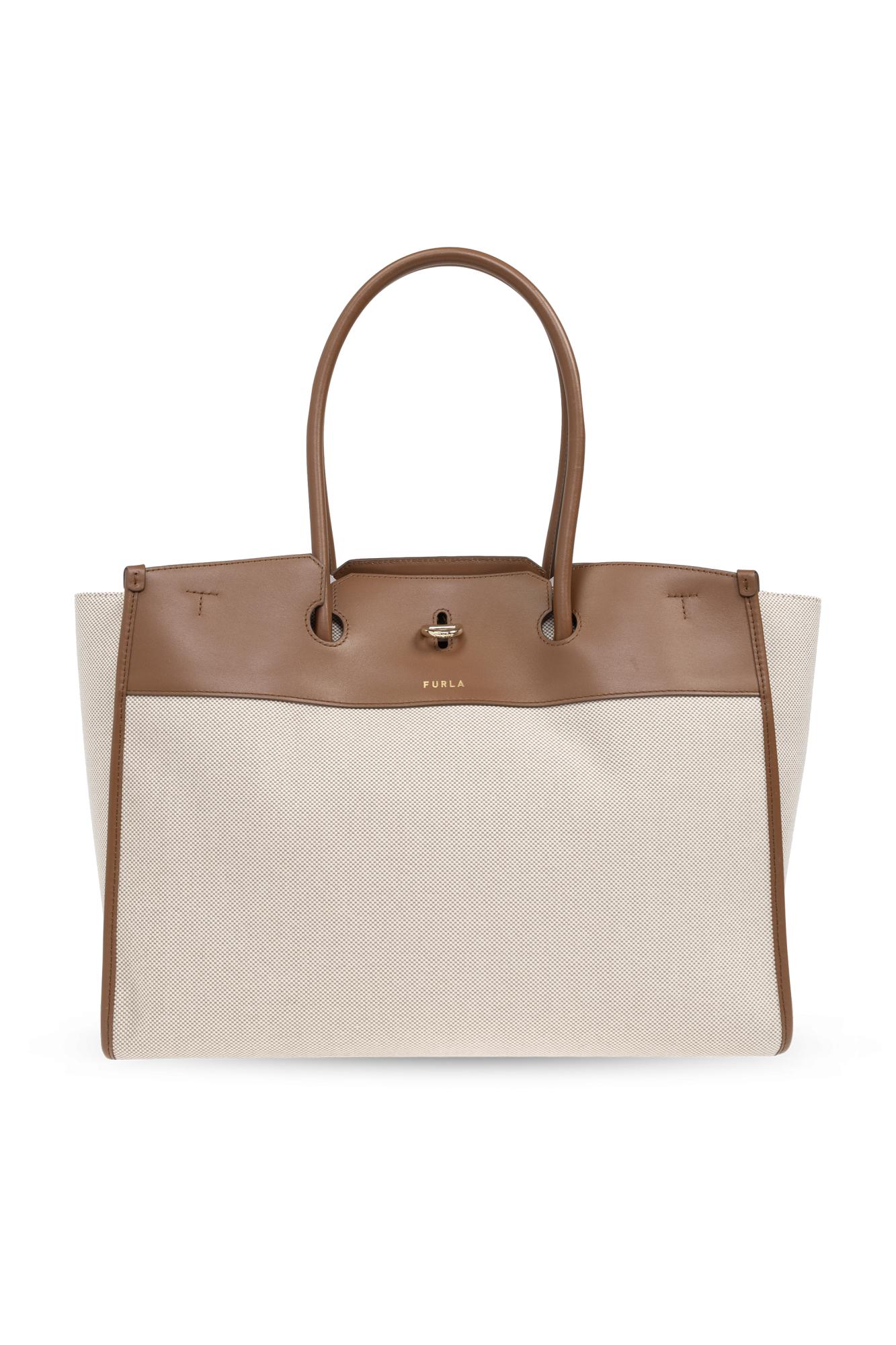 Furla Genesi Xl Shopper Bag in Natural Lyst UK