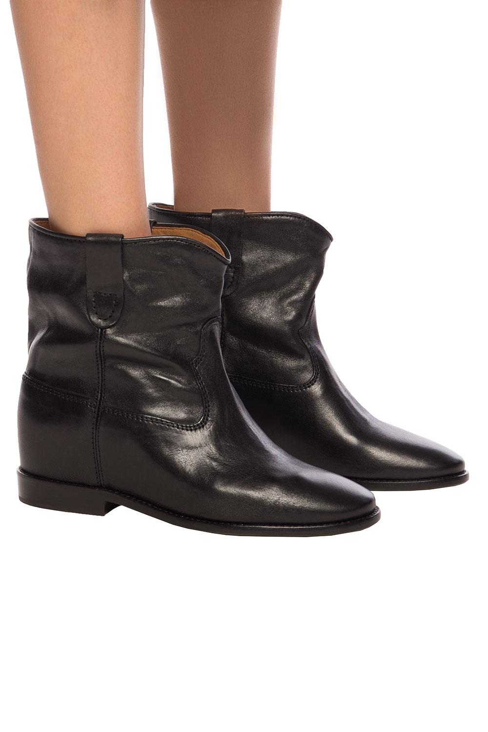Isabel Marant Cluster Ankle Boots In Black Leather | Lyst Australia