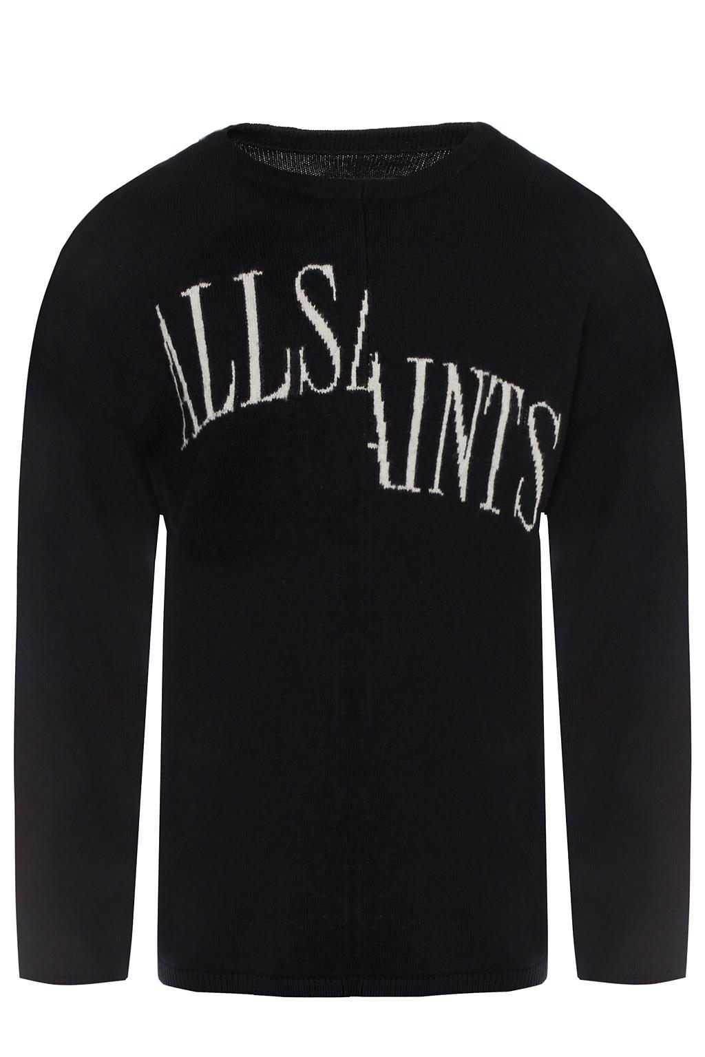 AllSaints Split Saints Crewneck Sweater 