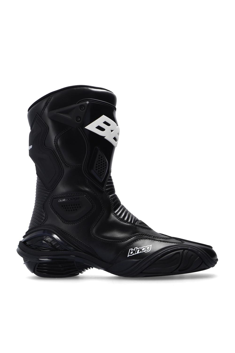 Balenciaga 'tyrex' Biker Boots in Black for Men | Lyst