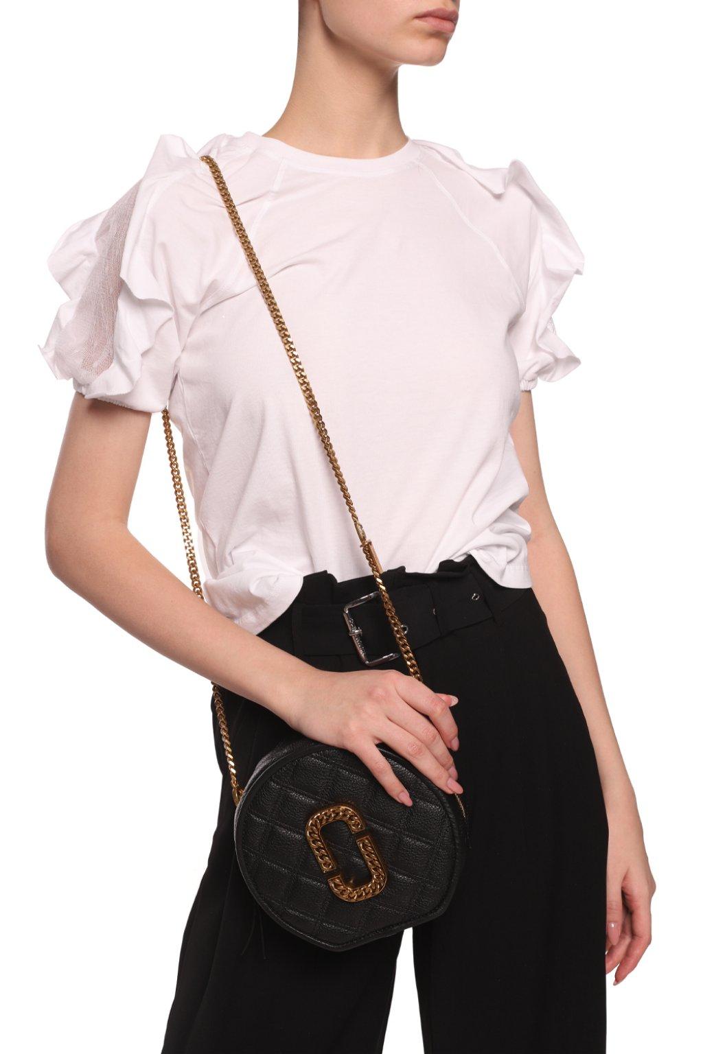 Marc Jacobs The Status Round Crossbody Black Lyst