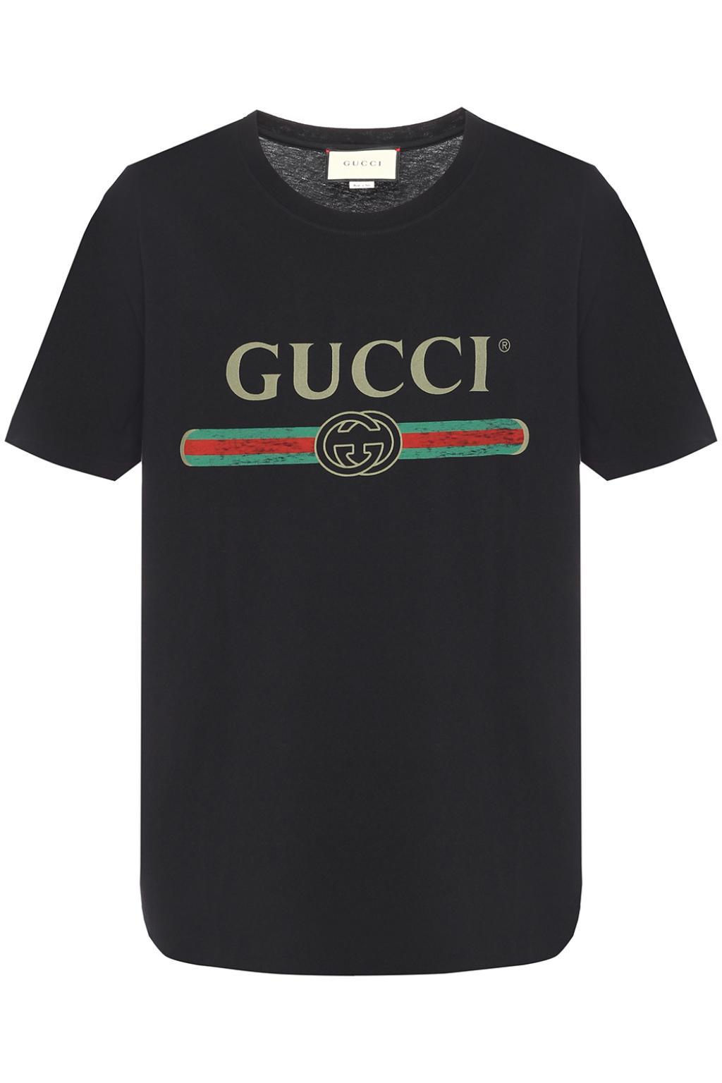 gucci black t shirt men