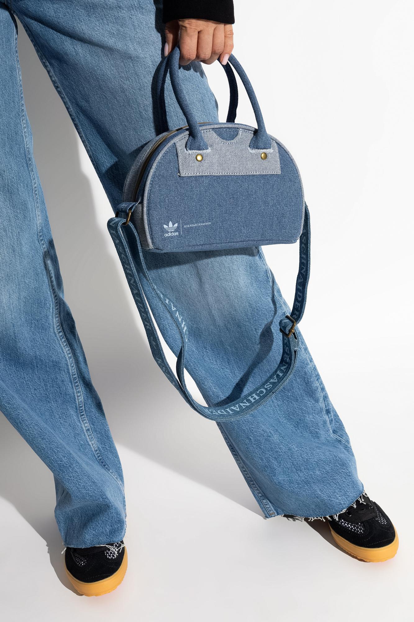adidas Originals Denim Bowling Shoulder Bag in Blue | Lyst