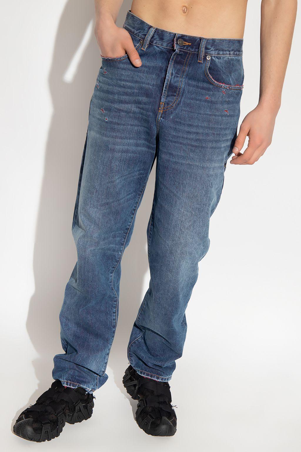 Troosteloos grond Onzeker DIESEL '2020 D-viker' Straight Jeans in Blue for Men | Lyst
