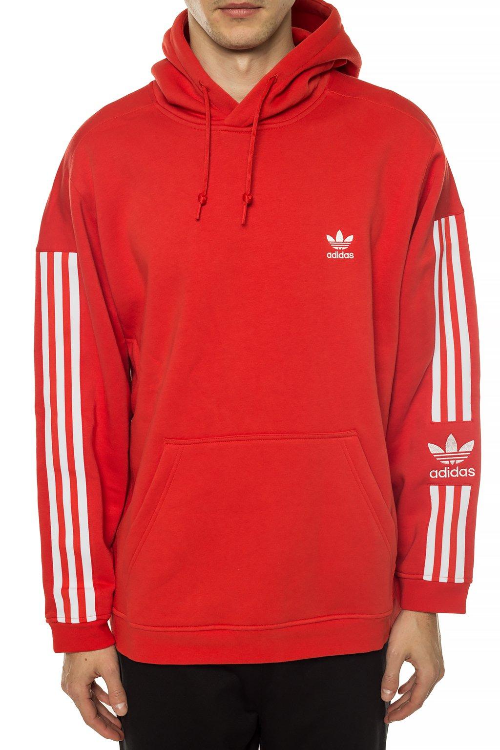adidas Originals Cotton Sweatshirt With Logo Red for Men - Lyst