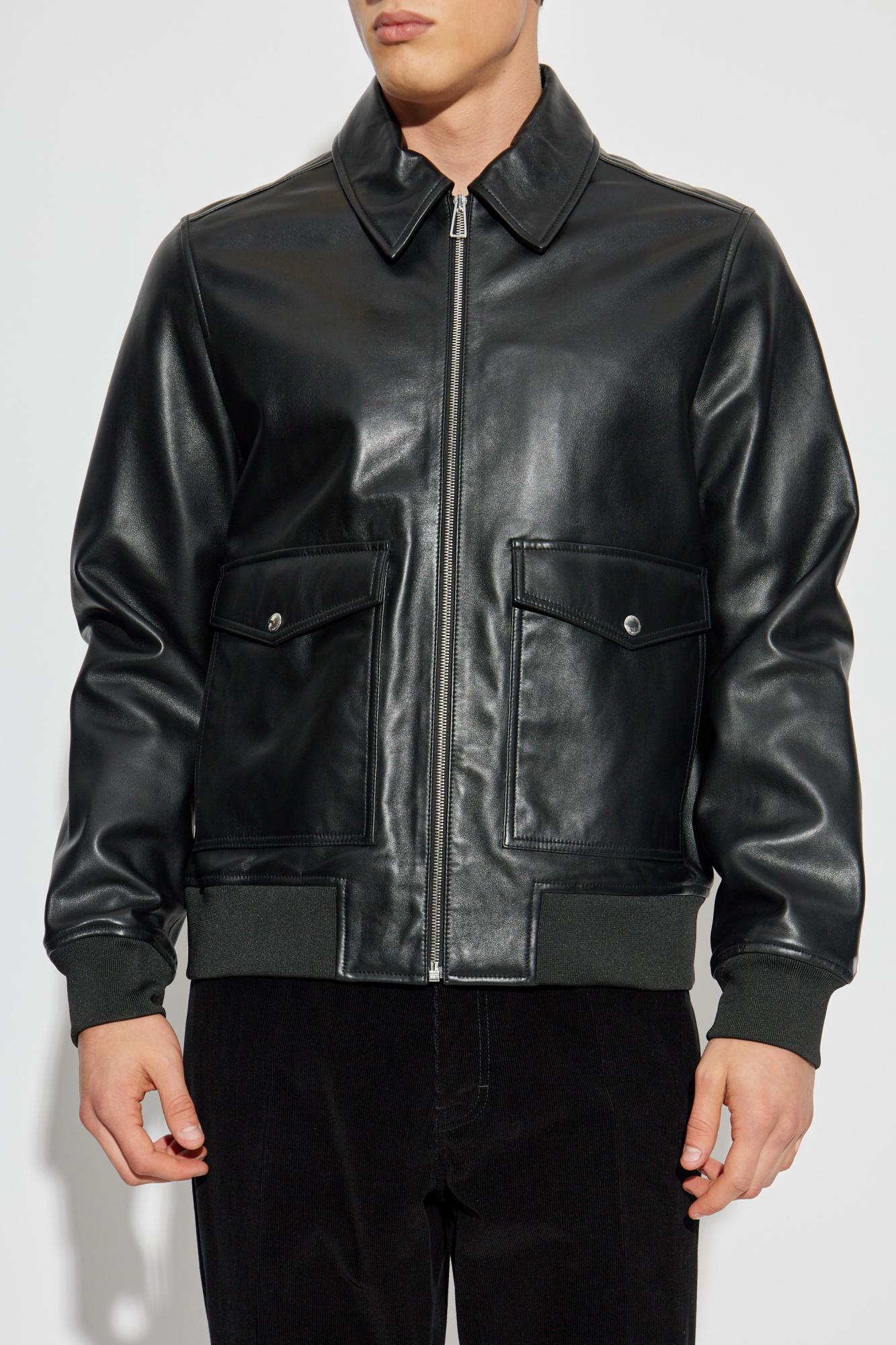 ジャケット・アウター PaulSmith leather grunge leather blouson PaulSmith leather grunge leather blouson Paul Smith leather