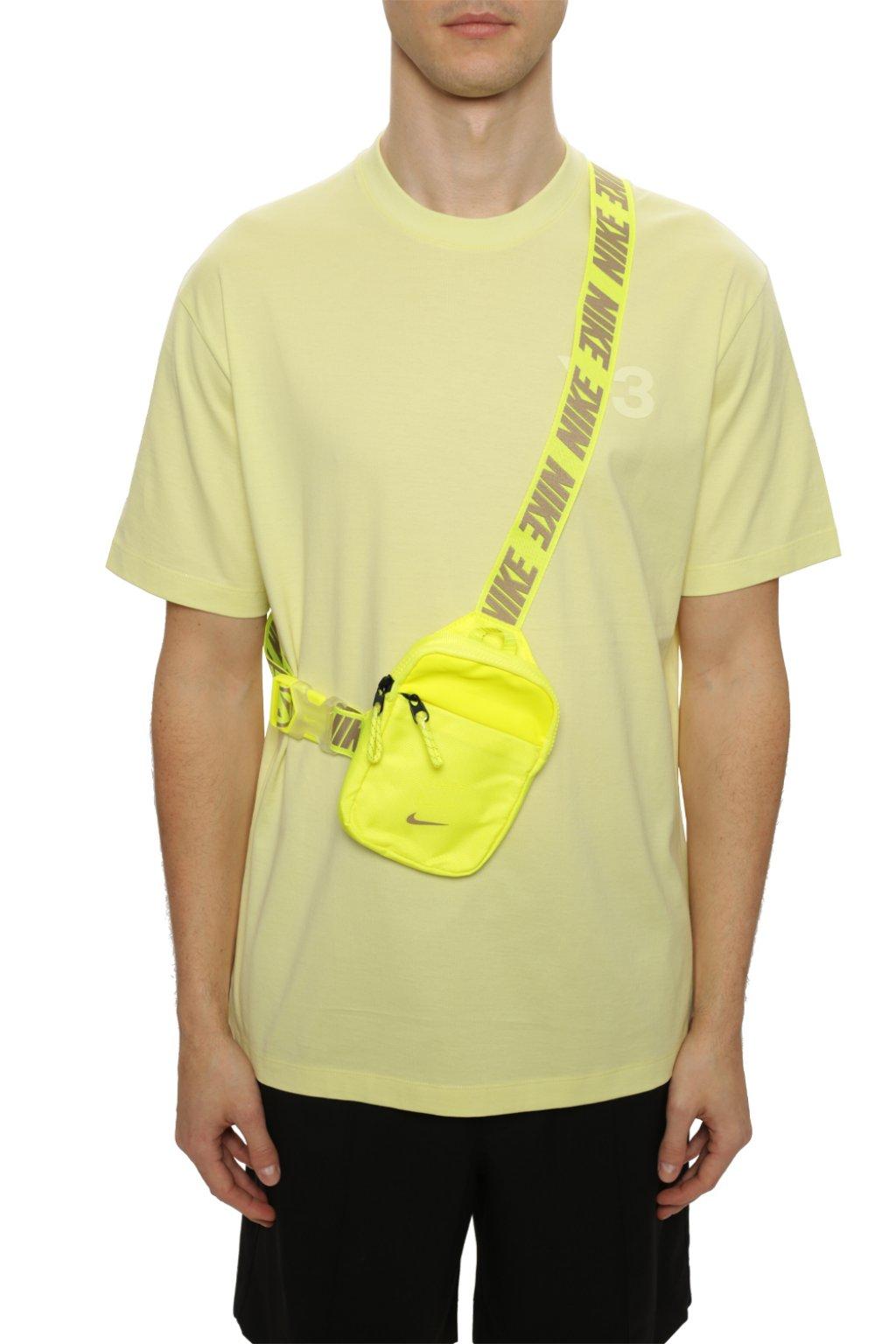 Nike Synthetic Logo Shoulder Bag Yellow for Men - Lyst