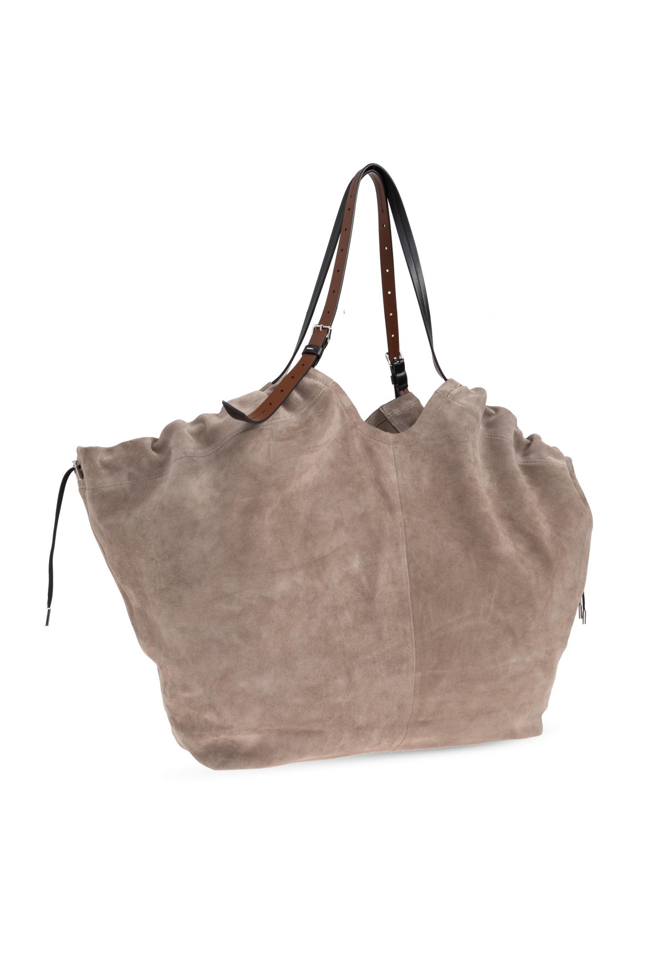 Maison Margiela Suede Shopper Bag in Brown | Lyst UK
