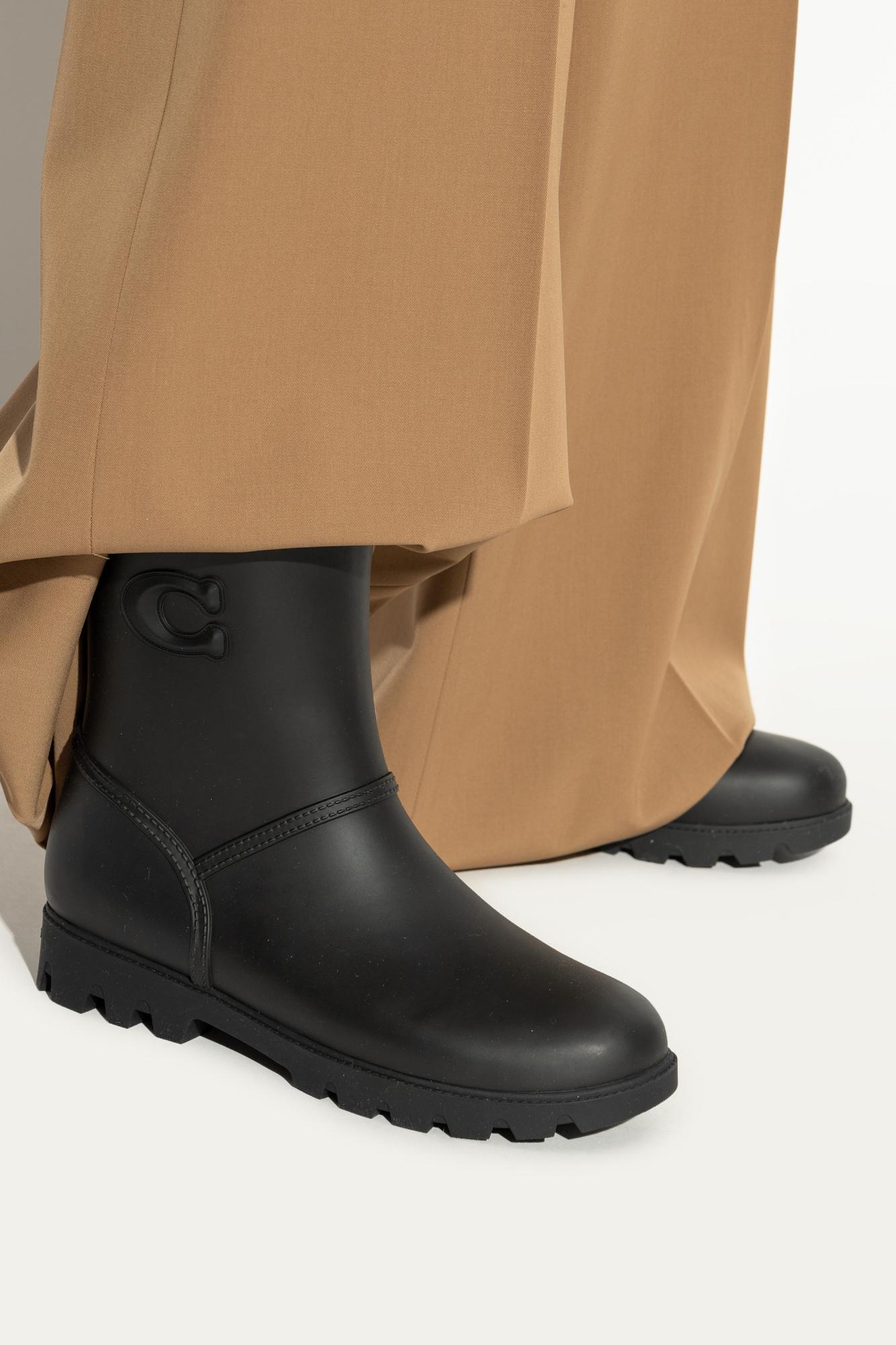 COACH Wellington Boots Ryder in Black Lyst UK