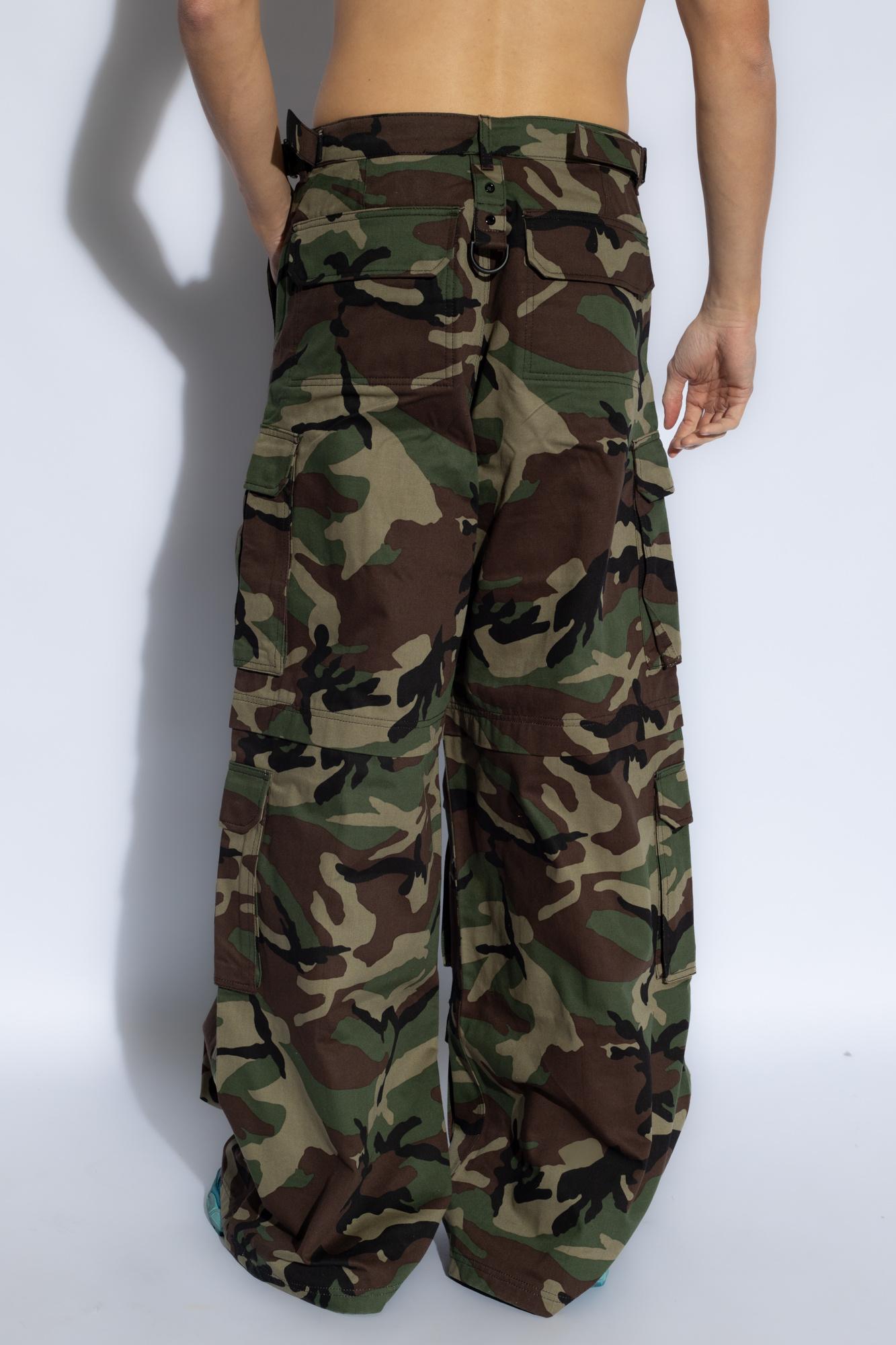 Vetements Camo Trousers, in Green for Men Lyst