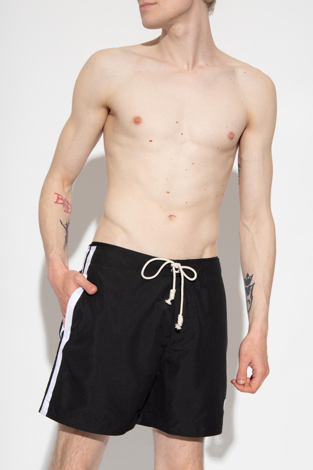 Palm Angels Swim Shorts in Black for 